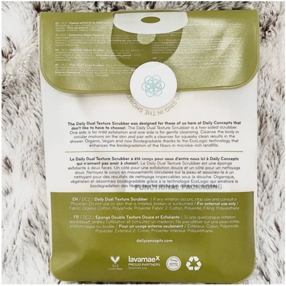 Daily Concepts Daily Dual Texture Scrubber NIP - Picture 6 of 6